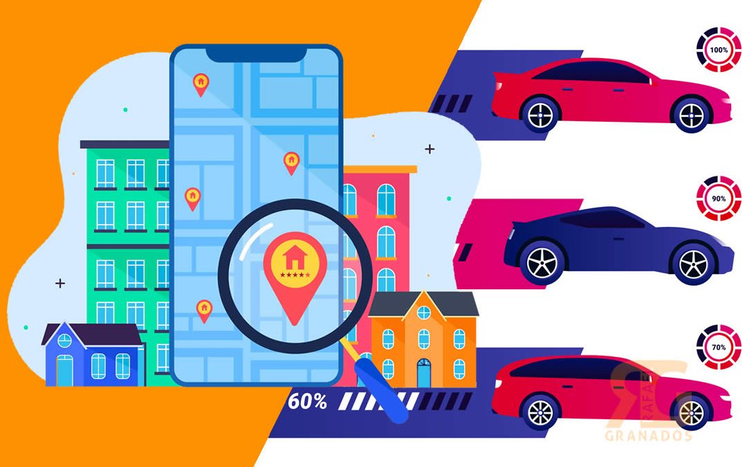 Página para venta de casas, venta de autos o directorio de empresas